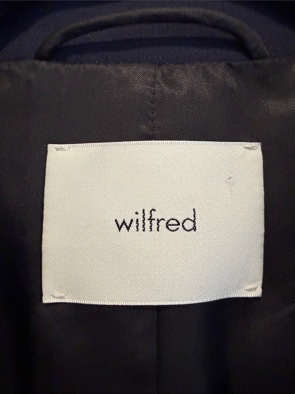 Wilfred Navy Single-Button Notched Blazer - Picture 2 of 9